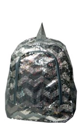 Sequin Backpack-ZIQ403/GR
